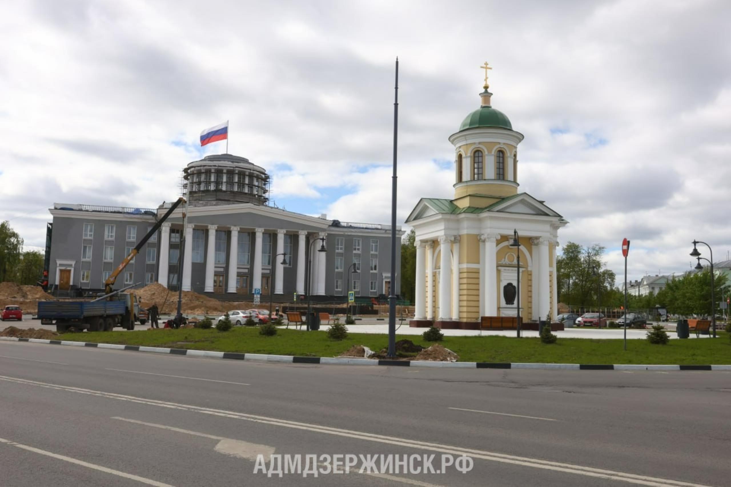 Художественное освещение будет установлено на Дворце культуры химиков и в  сквере рядом - Администрация города Дзержинска